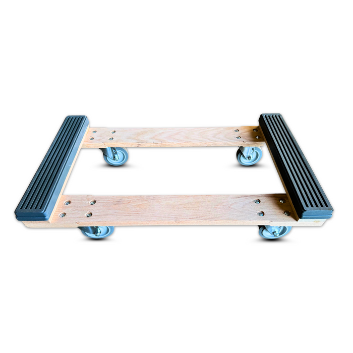 WindyCity Hauler Pro Dolly - 18" x 32" Heavy-Duty Oak Chicago-Style Dolly with 4" Gray Non-Marking Wheels, 1000 lb Capacity