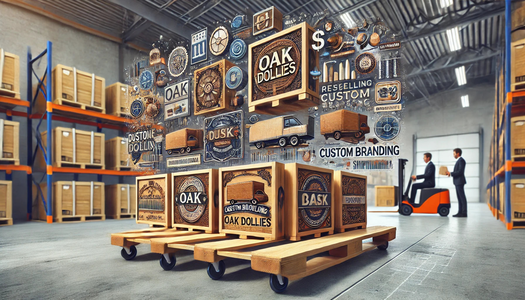 The Benefits of Reselling Custom-Branded Oak Dollies