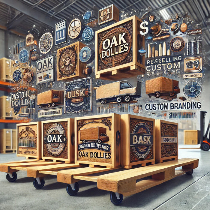 The Benefits of Reselling Custom-Branded Oak Dollies