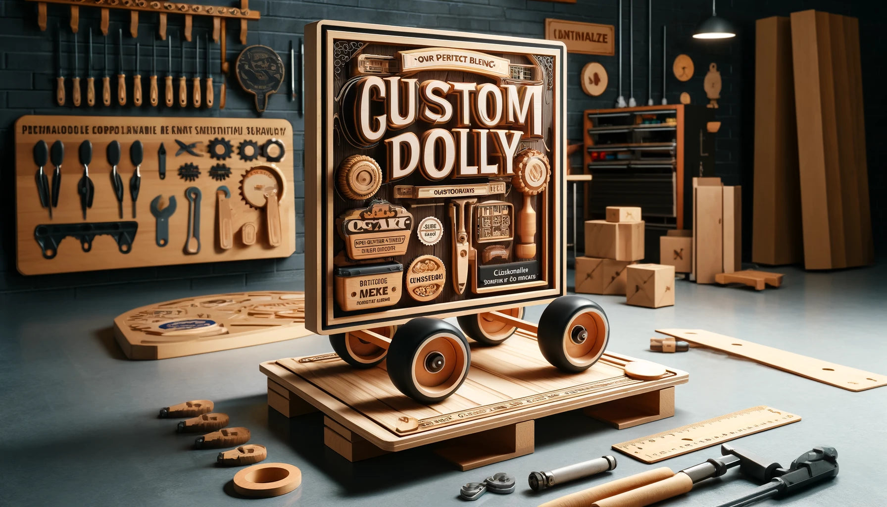 Custom Oak Dollies: The Perfect Blend of Durability and Personalization for Your Business