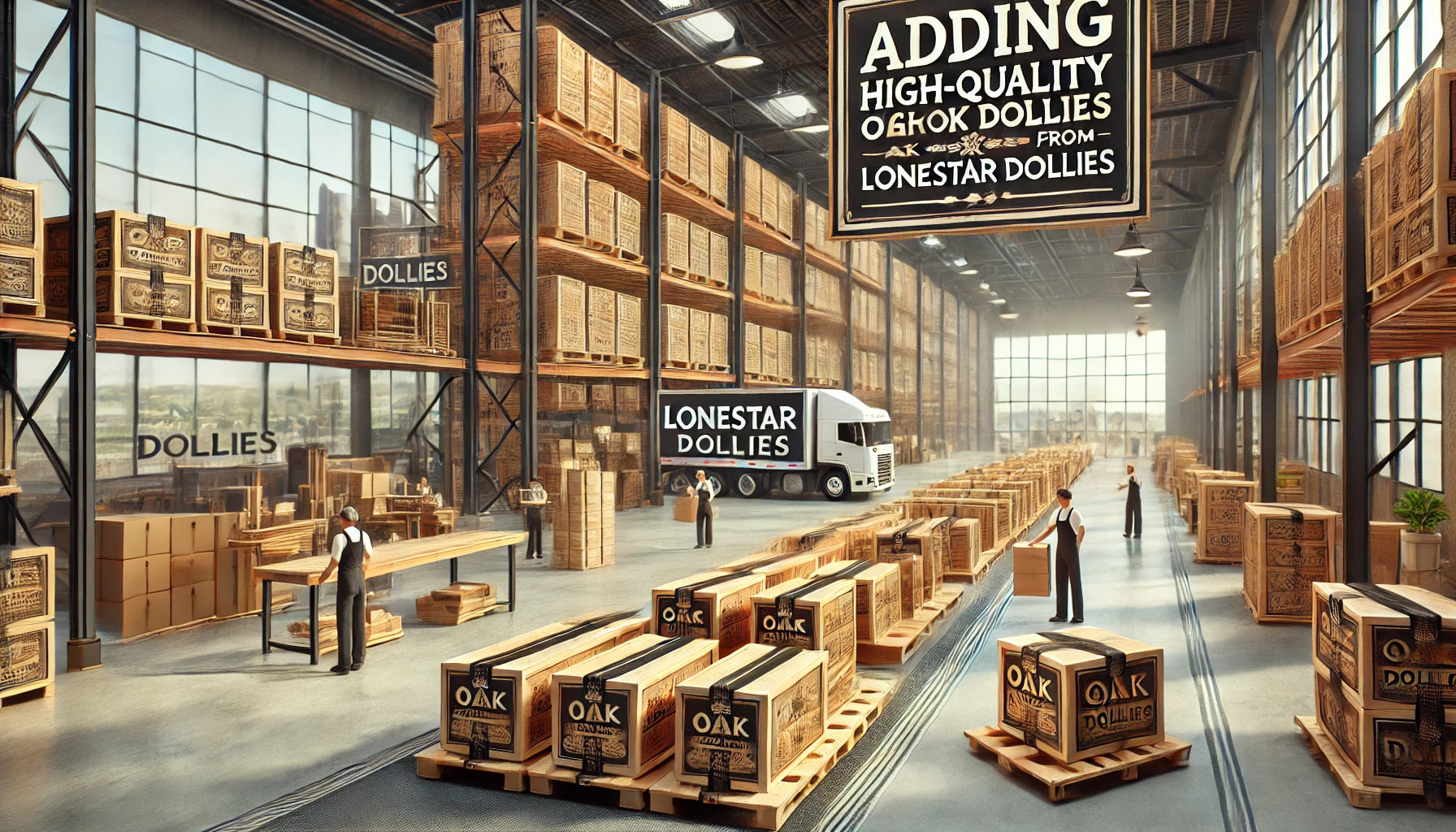 Boost Your Product Line with High-Quality Oak Dollies from Lonestar Dollies