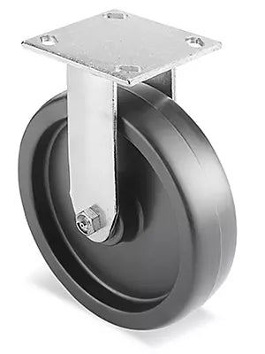 Raymond 8" Quiet Rolling Poly Fixed Caster, Model 0391