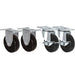 5" x 1.25" TPR Swivel & Rigid Caster Pack, 125 lb, Model 1997371