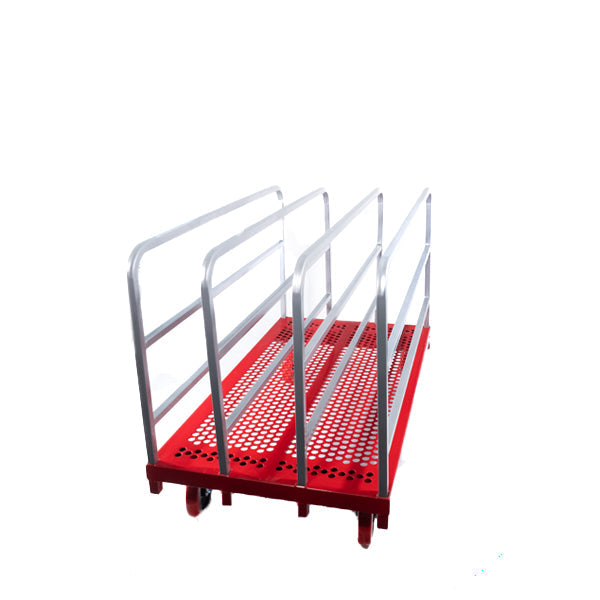 Raymond HD P/S Mover-2 Fixed, 2 Swivel 8" Quiet Poly, Model 3911