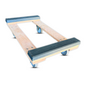 WindyCity Hauler Pro Dolly - 18" x 32" Heavy-Duty Oak Chicago-Style Dolly with 5" Gray Non-Marking Wheels, 1000 lb Capacity