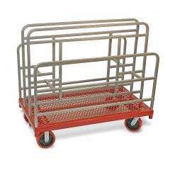 Raymond Multiheight Vertical Panel Truck with Adjustable Rails, Adjustable Uprights, Multiple Casters, 3,200 lb, Model 5013