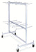 Raymond Hanging Folded Chair Storage Truck with 5" Phenolic Casters, all swivel, Model RPP-900