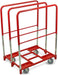 Raymond Panel Mover with 6" Phenolic Casters, 2 Fixed and 2 Swivel, and 3 45" Uprights with Brakes, Model RPP-3846-B