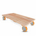 72"x36" Oak Deck Platform Cart 8" Kingpinless Swivel Casters, 3,750 lb, Model SD-OAK7236-ERGO8K-3750LBS