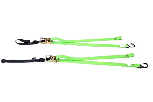 1,000 lb 1.5" x 6' Heavy Duty Ratchet Strap Vinyl S-Hooks