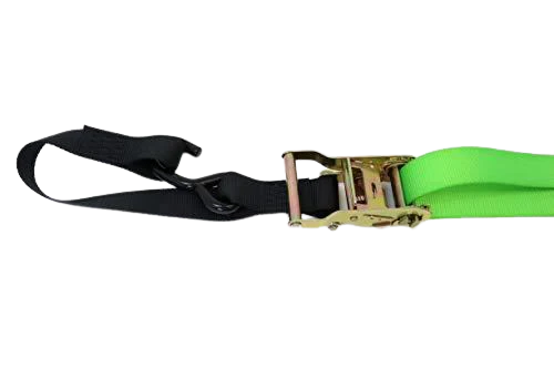 1,000 lb 1.5" x 6' Heavy Duty Ratchet Strap Vinyl S-Hooks