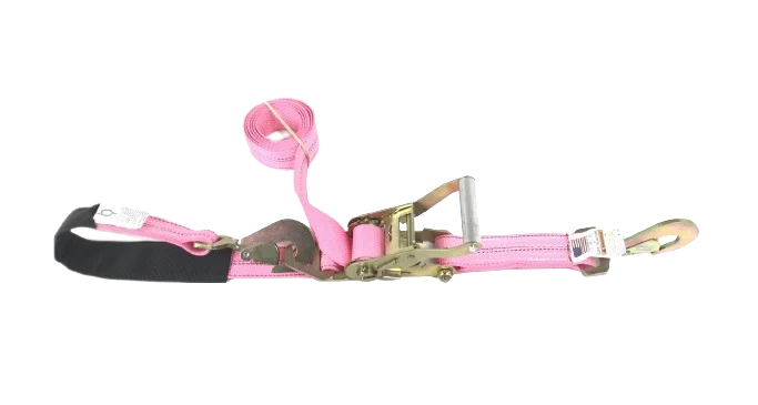 2" x 10' Ratchet Axle Strap Combo, Diamond Weave Webbing, 3,333 lb, Model A-2X10RAS-DW