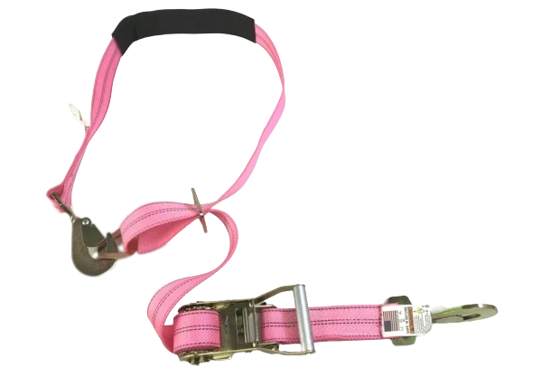 2" x 10' Ratchet Axle Strap Combo, Diamond Weave Webbing, 3,333 lb, Model A-2X10RAS-DW