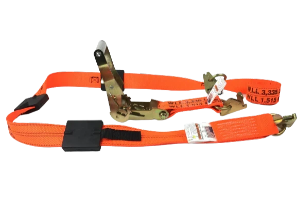 Wheel Strap 2" x 10' Rubber Tread, 2,000 lb, Model A-2X11RHOAIRCS-DW