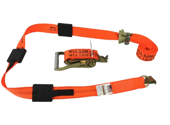 Wheel Strap 2" x 10' Rubber Tread, 2,000 lb, Model A-2X11RHOAIRCS-DW