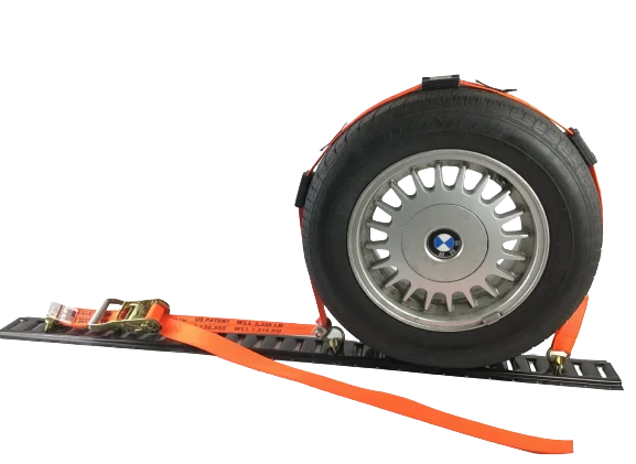Wheel Strap 2" x 10' Rubber Tread, 2,000 lb, Model A-2X11RHOAIRCS-DW