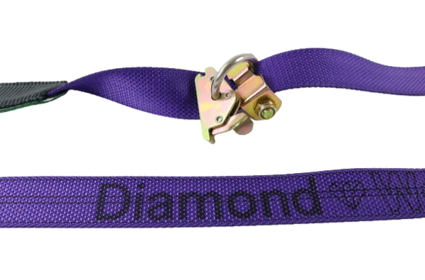 Diamond Weave Ratchet Strap 2" x 10', 2,000 lb, Model A-2X11RSEH-AUTO