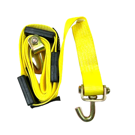 Car Tie Down 2" x 11' with 3 Swivel J Hooks, 3,333 lb, Model A-2X11RSJRCS-I