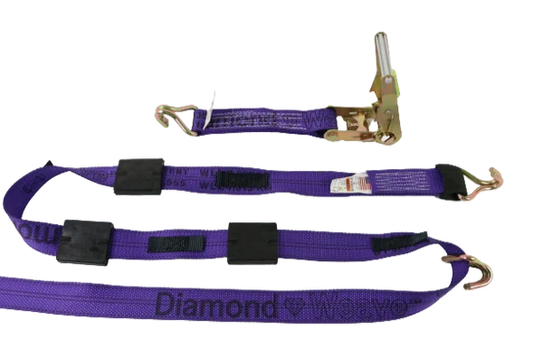 2" x 10' Ratchet Wheel Strap, 3,333 lb, Model A-2X11RWHRC-DW
