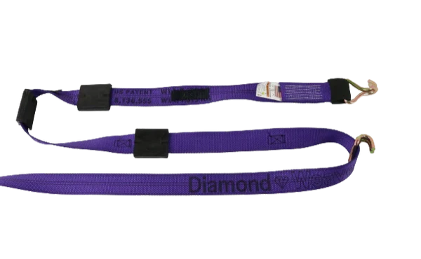 2" x 10' Ratchet Wheel Strap, 3,333 lb, Model A-2X11RWHRC-DW
