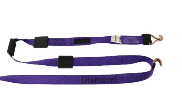 2" x 10' Ratchet Wheel Strap, 3,333 lb, Model A-2X11RWHRC-DW