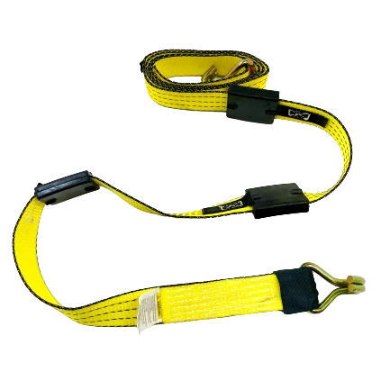 Ratchet Strap Assembly 2" x 11' Wire Hooks & Cleats, 3,333 lb, Model A-2X11RWHYTEC-I