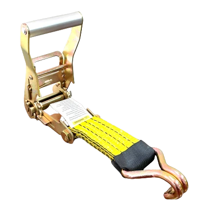 Ratchet Strap Assembly 2" x 11' Wire Hooks & Cleats, 3,333 lb, Model A-2X11RWHYTEC-I