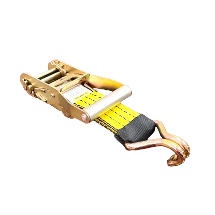 Ratchet Strap Assembly 2" x 11' Wire Hooks & Cleats, 3,333 lb, Model A-2X11RWHYTEC-I