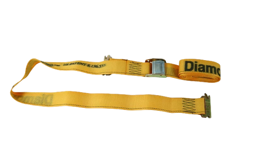 2" x 12' Adjustable Cam Buckle Cargo Strap with E-Track, 833 lb, Model A-2X12CBSE