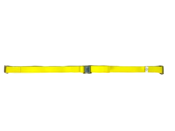 2" x 12' Cambuckle Strap Assembly with E-Track Fittings, 870 lb, Model A-2X12CBSE-I