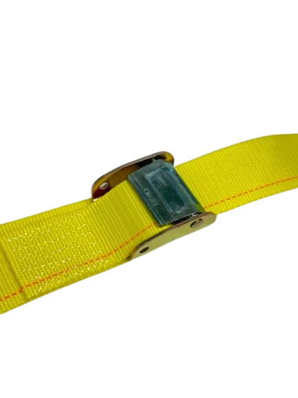2" x 12' Cambuckle Strap Assembly with E-Track Fittings, 870 lb, Model A-2X12CBSE-I