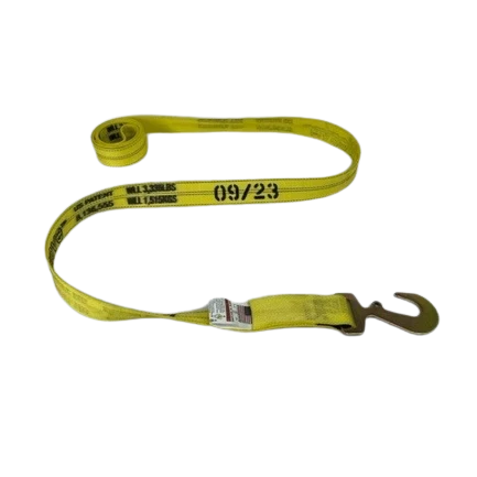 Heavy Duty Gas Cylinder Ratchet Strap 2" x 13' Snap Hooks, 3,333 lb, Model A-2X13MGSPS-DW