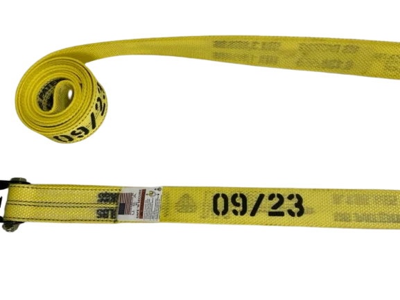 Heavy Duty Gas Cylinder Ratchet Strap 2" x 13' Snap Hooks, 3,333 lb, Model A-2X13MGSPS-DW