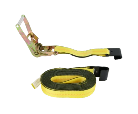 Ratchet Strap Assembly 2" x 27' Flat Hooks, 3,333 lb, Model A-2X27RFH-I