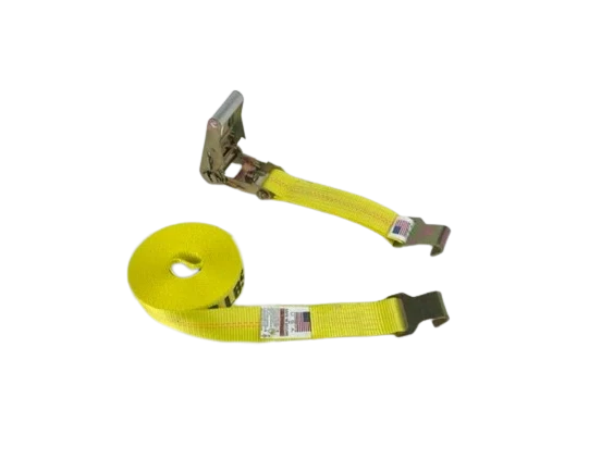 Ratchet Strap 2" x 27' Narrow Handle & 5k Flat Hooks, 1,666 lb, Model A-2X27RFH5