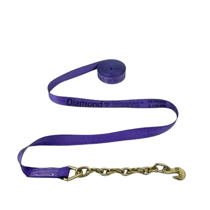 Heavy-Duty Ratchet Strap 2" x 30' Chain Ends, 3,333 lb, Model A-2X30RCE-DW