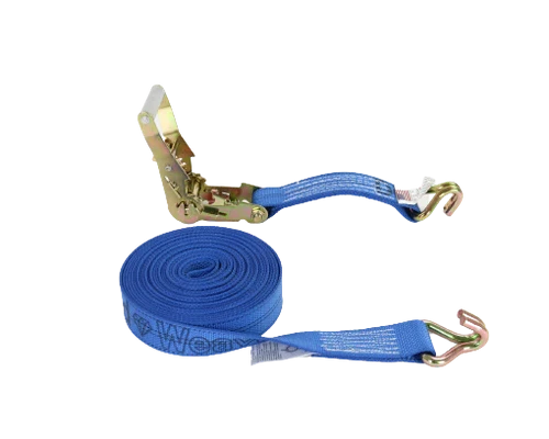 Ratchet Tie Down Strap 2" x 30' Wire Hooks, 3,333 lb, Model A-2X30RWHK-DW