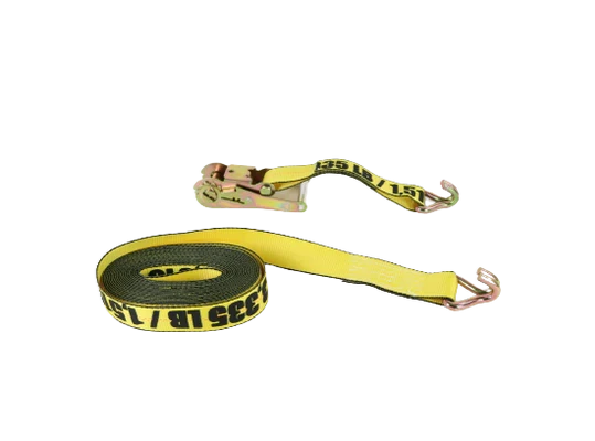 Ratchet Strap 2" x 30' with Wire Hooks, 3,333 lb, Model A-2X30RWHK-I