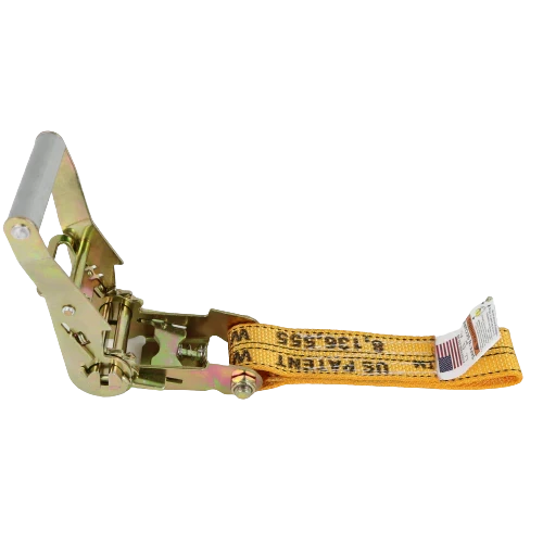 2" x 4' Gas Cylinder Ratchet Strap Diamond Weave, 3,333 lb, Model A-2X4RBEWASTEHOOK-DW