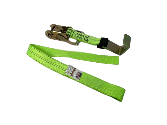 2" x 4' Diamond Weave Gas Cylinder Ratchet Strap & Waste Hook, Model A-2X4RWASTEHOOKBE-DW