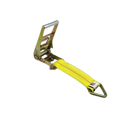 Heavy-Duty Ratchet Strap Short End 3" x 1' D-Ring, 5,400 lb, Model A-3X1RDR