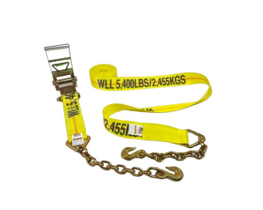 Ratchet Assembly 3" x 30' Chain Ends & Grab Hooks, 5,400 lb, Model A-3X30RCE