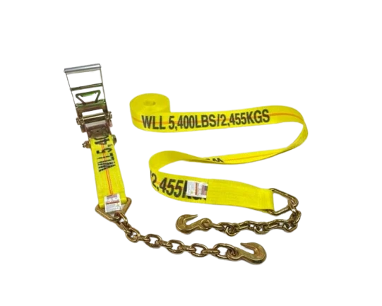 Ratchet Assembly 3" x 30' Chain Ends & Grab Hooks, 5,400 lb, Model A-3X30RCE