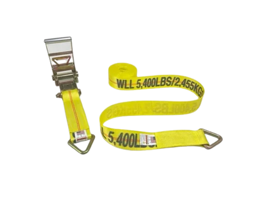 Ratchet Strap 3" x 30' with D-Rings, 5,400 lb, Model A-3X30RDR