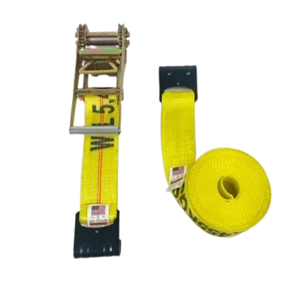 Ratchet Tie Down Assembly 3" x 30' Flat Hooks, 5,400 lb, Model A-3X30RFH