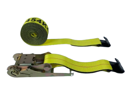 Ratchet Strap Assembly 3" x 30' Flat Hook, 5,400 lb, Model A-3X30RFH-I