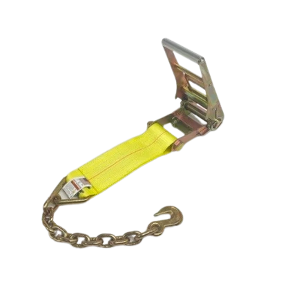 Heavy-Duty 4" Ratchet Strap, Chain End, 5,400 lb, Model A-4X1RCE