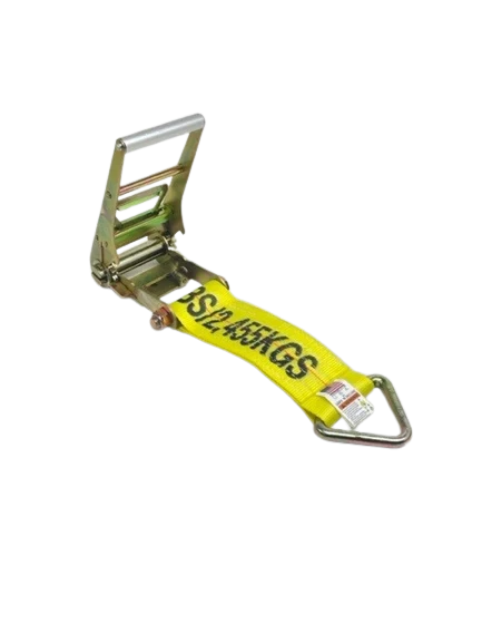 4" x 1' Ratchet Short End Heavy-Duty Strap & D-Ring, 5,400 lb, Model A-4X1RDR