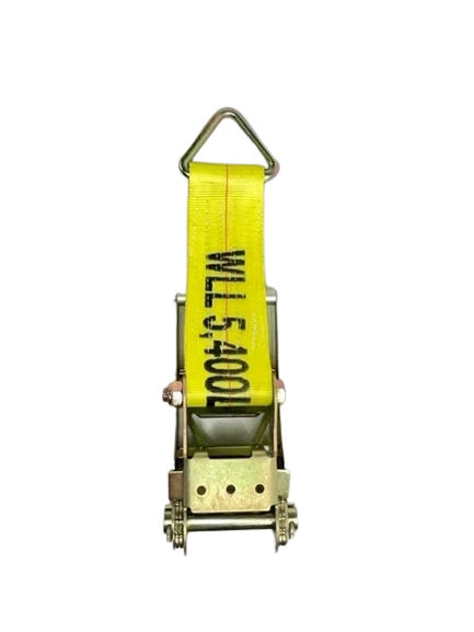 4" x 1' Ratchet Short End Heavy-Duty Strap & D-Ring, 5,400 lb, Model A-4X1RDR