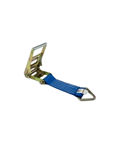 4" x 1' Heavy-Duty Ratchet Strap Short End & D-Ring, 5,400 lb, Model A-4X1RDR-DW
